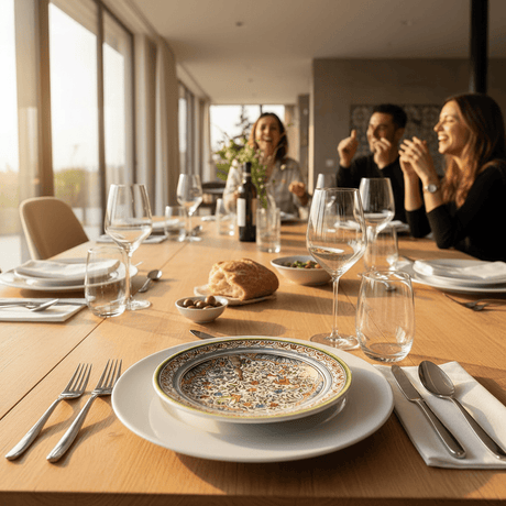 Coimbra Ceramics – Hand-Painted Plate - 8.7''