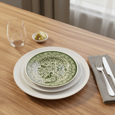 Coimbra Ceramics – Hand-Painted Plate - 8.7''