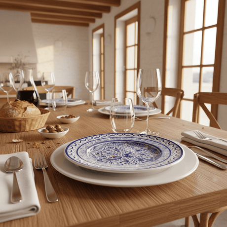 Coimbra Ceramics – Hand-Painted Plate - 8.7''