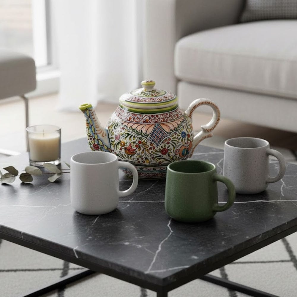 Coimbra Ceramics – Hand-Painted Teapot