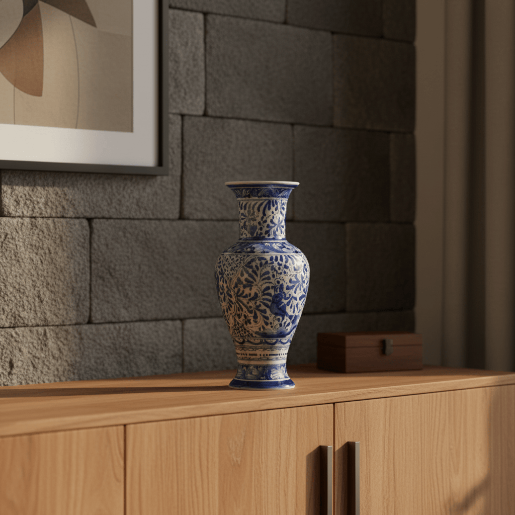 Coimbra Ceramics – Hand-Painted Vase