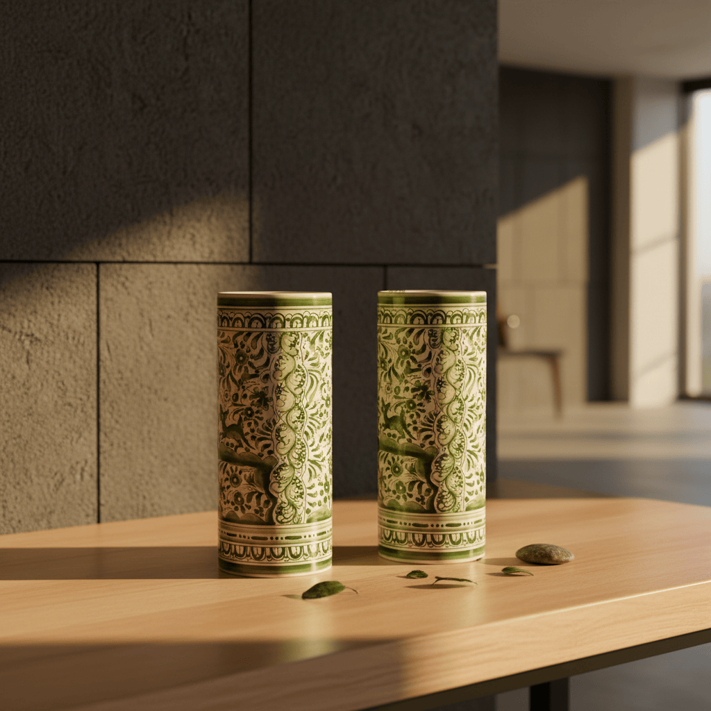 Coimbra Ceramics – Hand-Painted Vase