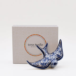 Coimbra I Ceramic Swallow Gift Set - Blue