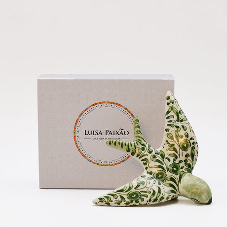 Coimbra I Ceramic Swallow Gift Set - Green