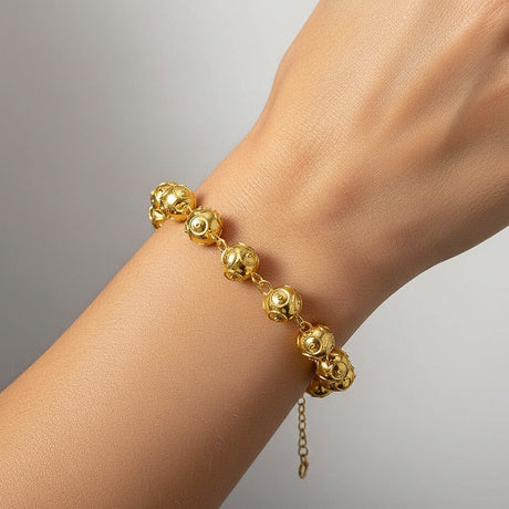 Conta de Viana I Gold-plated Silver Bracelet