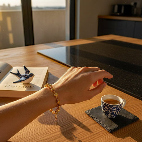 Conta de Viana I Gold-plated Silver Bracelet