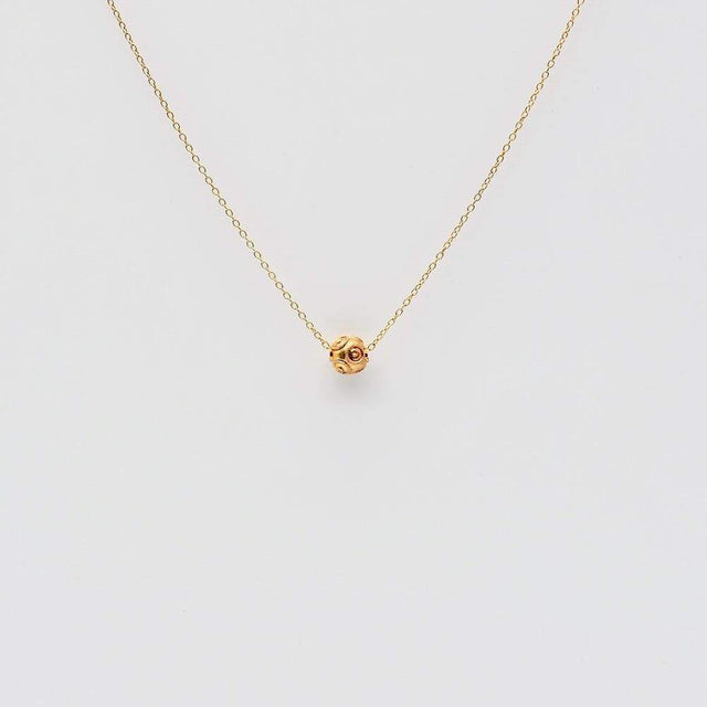 Conta de Viana I Gold-plated Silver Necklace 0.1 oz