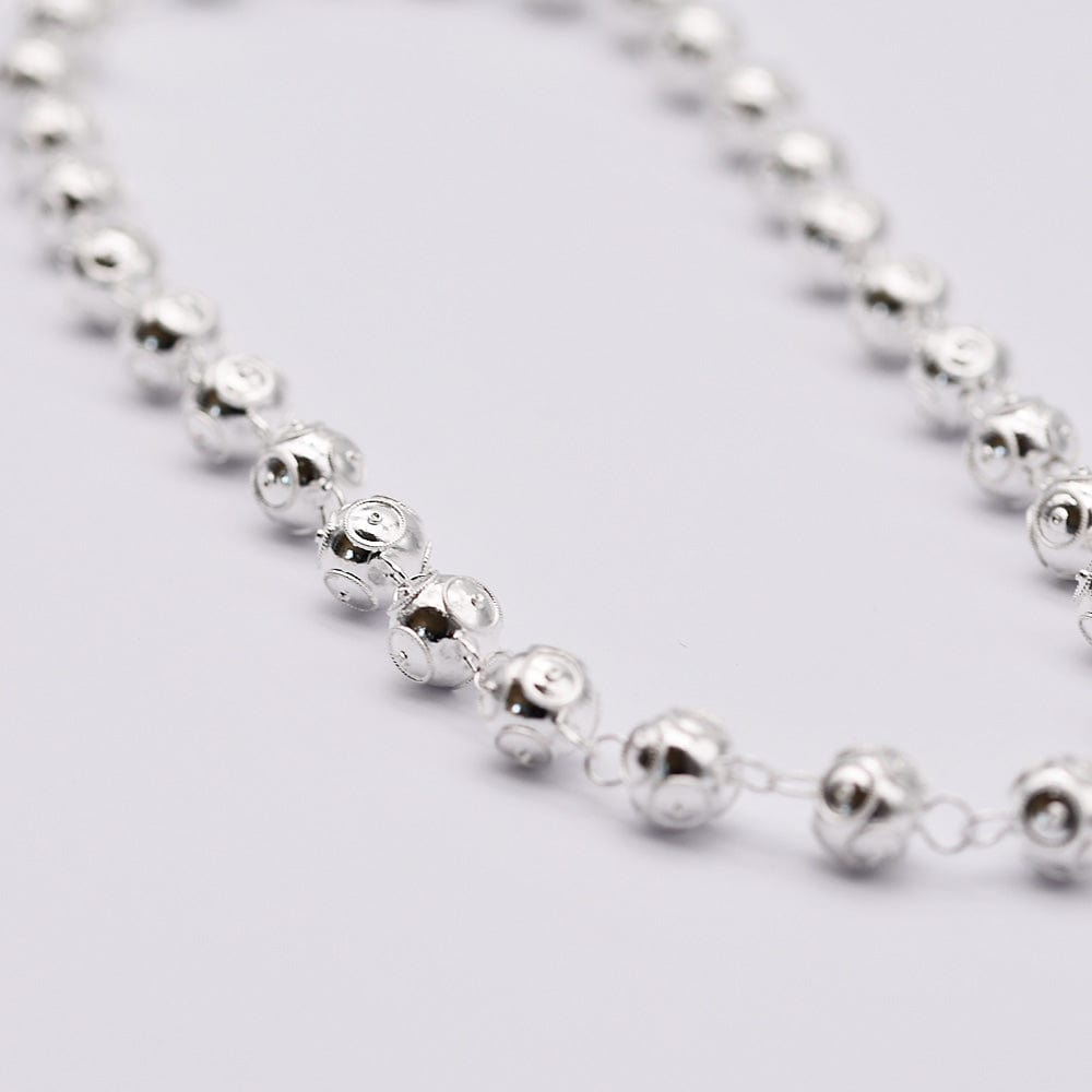 Conta de Viana I Silver Pearl Necklace