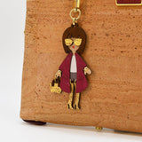 Convertible Cork Handbag - Blue
