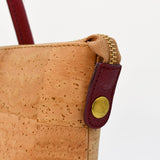 Convertible Cork Handbag - Red