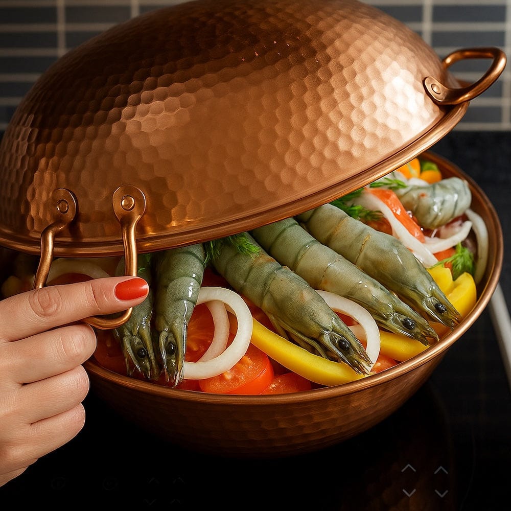 Cooper Cataplana pan 8.3'' - 1/2 servings