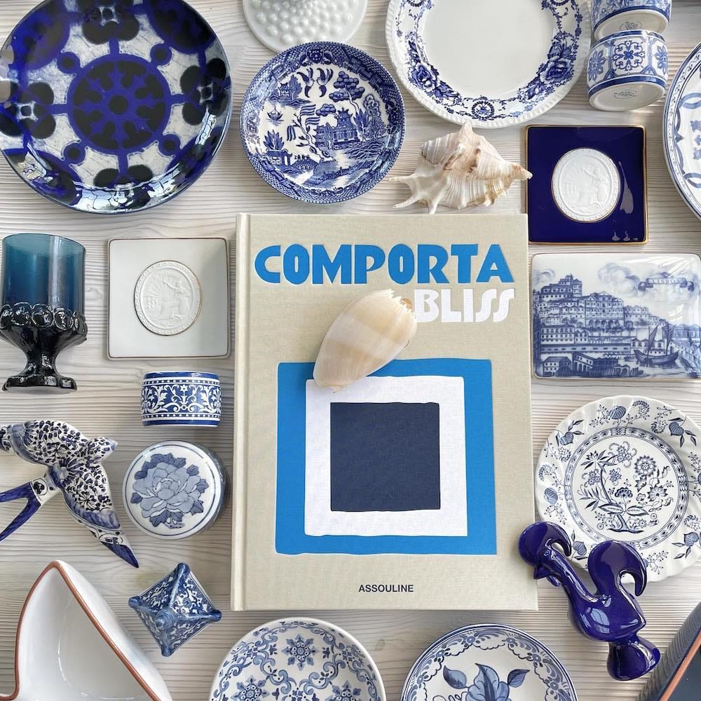 Coq portugais bleu en céramique I Produit artisanal du Portugal Coq portugais en céramique - Bleu