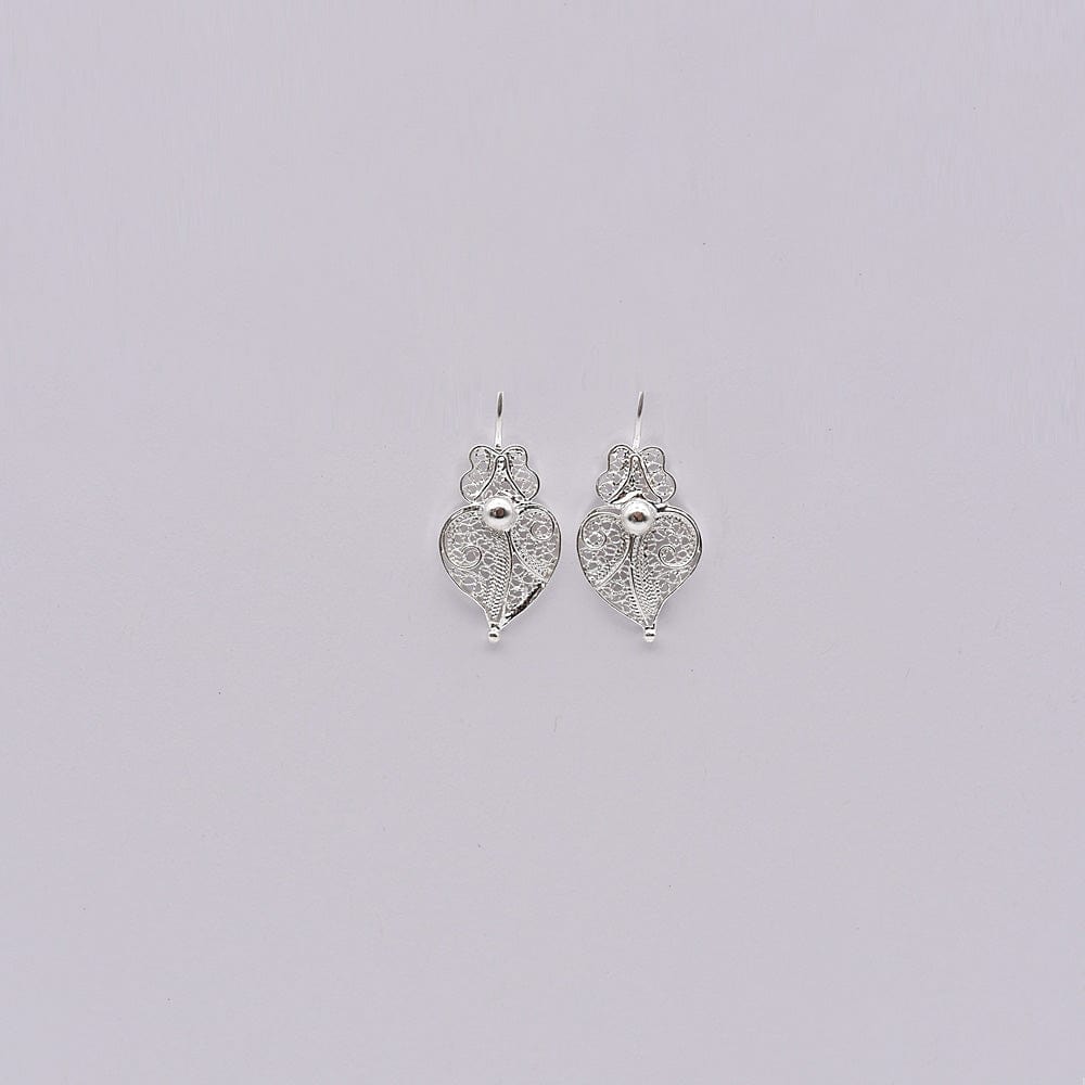 Coração de Viana I Silver earrings - 2.5cm - Luisa Paixao | USA