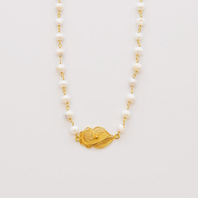 Coração de Viana I Collier de perles et Coração de Viana