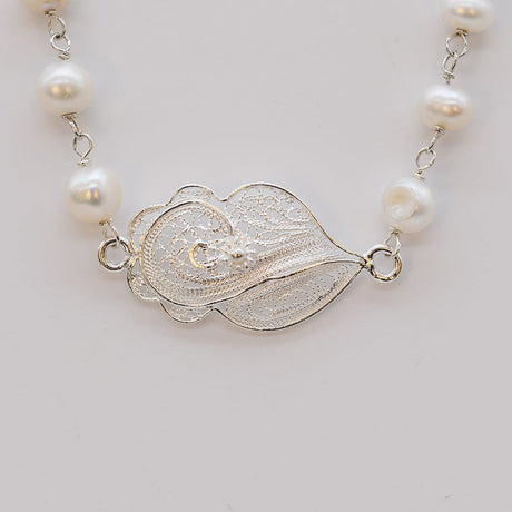 Coração de Viana I Collier de perles et Coração de Viana