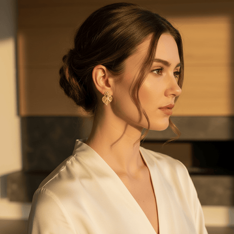 Coração de Viana I Gold-plated Silver Filigree Earrings 0.1 oz - 1.0''