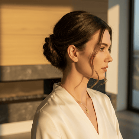 Coração de Viana I Gold-plated Silver Filigree Pendant - 1.4''