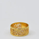 Coração de Viana I Gold-plated Silver Filigree Ring 0.1 oz