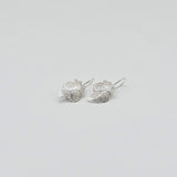 Coração de Viana I Silver Filigree Earrings 0.2 oz - 0.8''
