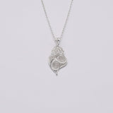 Coração de Viana I Silver Filigree Pendant 0.2 oz - 1.4''