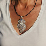 Coração de Viana I Silver Filigree Pendant 0.5 oz - 2.8''