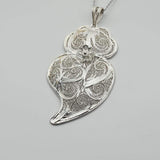 Coração de Viana I Silver Filigree Pendant 0.5 oz - 2.8''