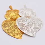 Coração de Viana I Silver Filigree Pendant 1.2 oz - 4.3"