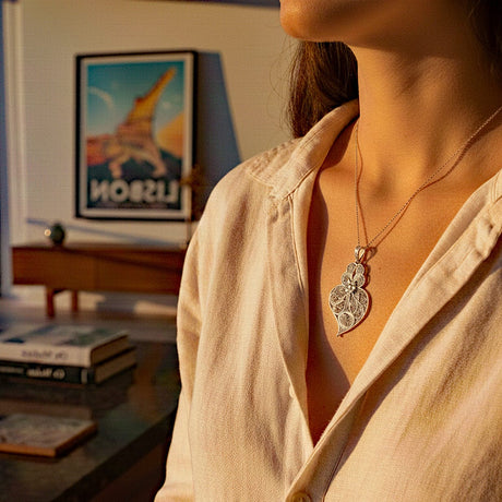 Coração de Viana I Silver Filigree Pendant - 1.4''