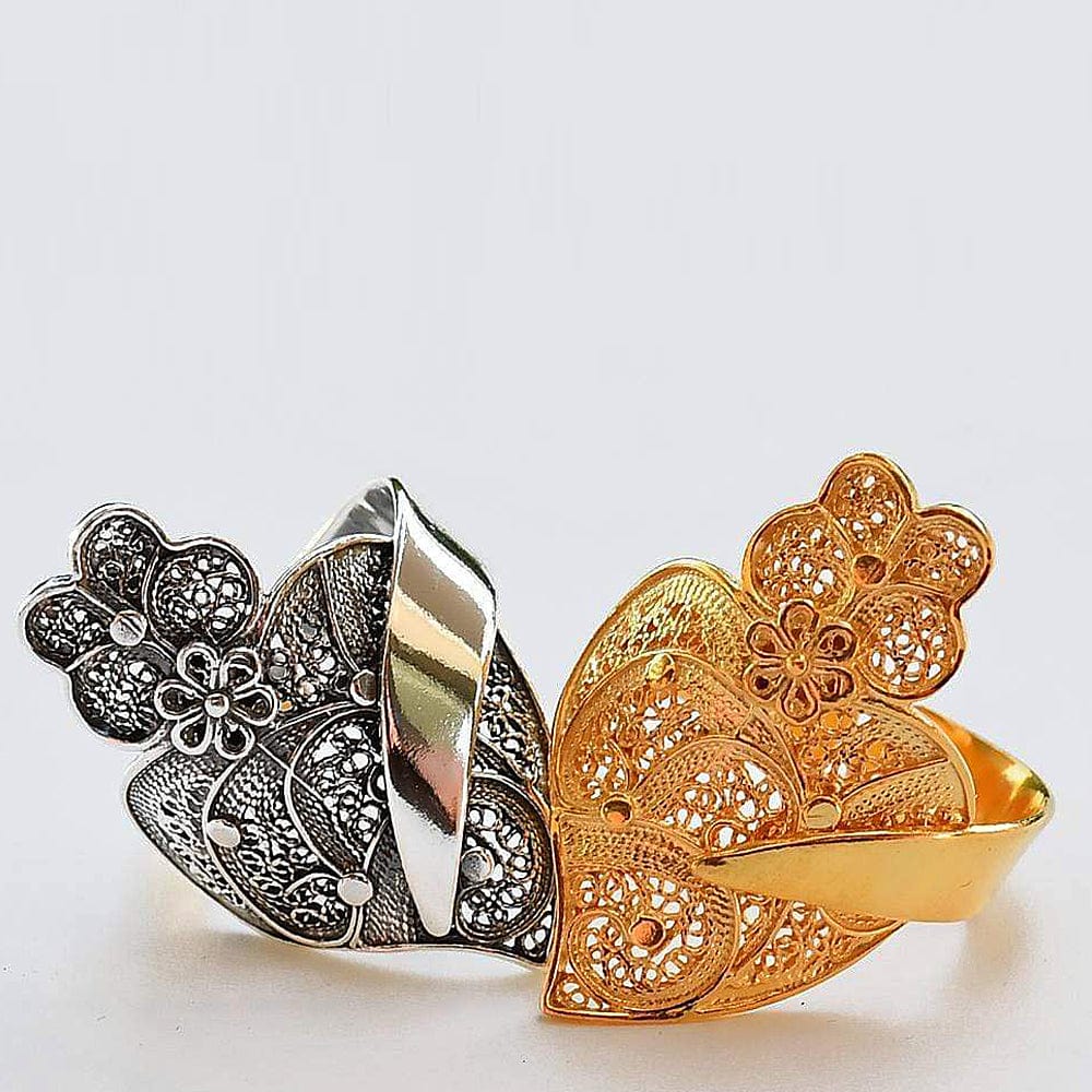 Coração de Viana I Silver Filigree Ring 1.5 oz