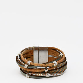 Cork Cuff Bracelet