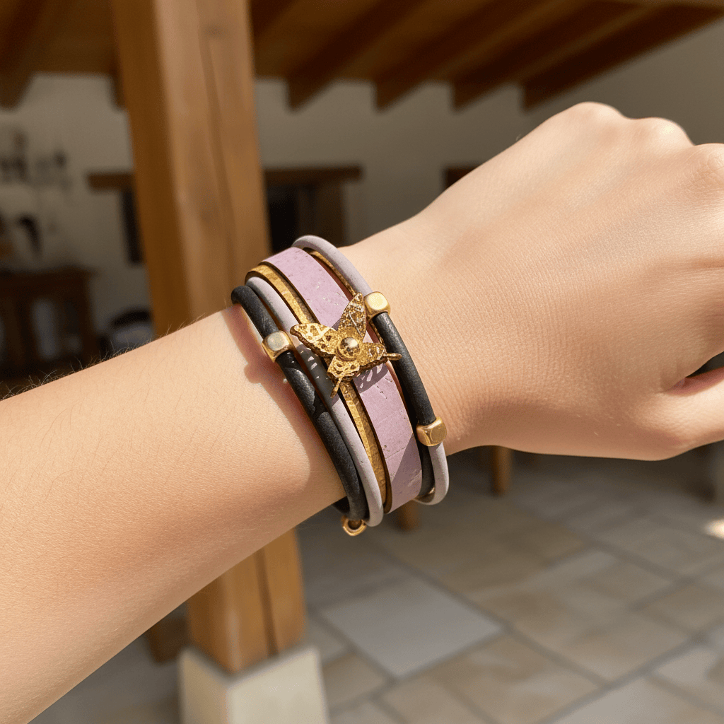 Cork Cuff Bracelet