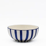 Costa Nova Mar I Striped Ceramic Cereal Bowl 6.3'' - Blue