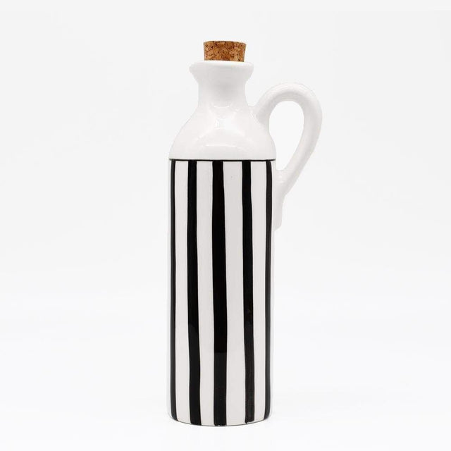 Costa Nova Mar I Striped Ceramic Pitcher 9.8'' - Blue