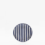 Costa Nova Mar I Striped Ceramic Plate 5.9'' - Blue