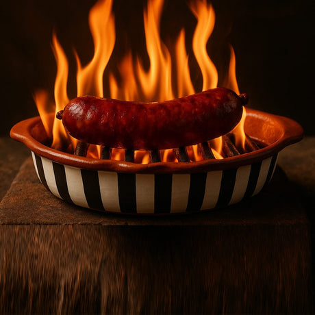 Costa Nova Mar I Striped Chouriço Grill - Black