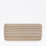Costa Nova Mar | Striped Ceramic Serving Platter - Mocha