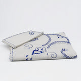 Cotton embroidered Tablecloth + Napkins