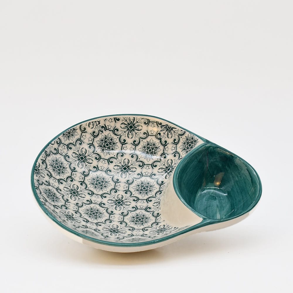 Coupe à olives en céramique "Padrão" - Vert