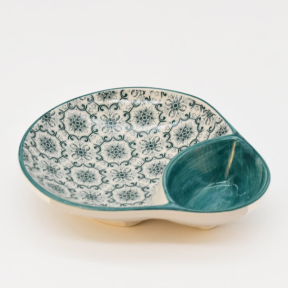 Coupe à olives en céramique "Padrão" - Vert
