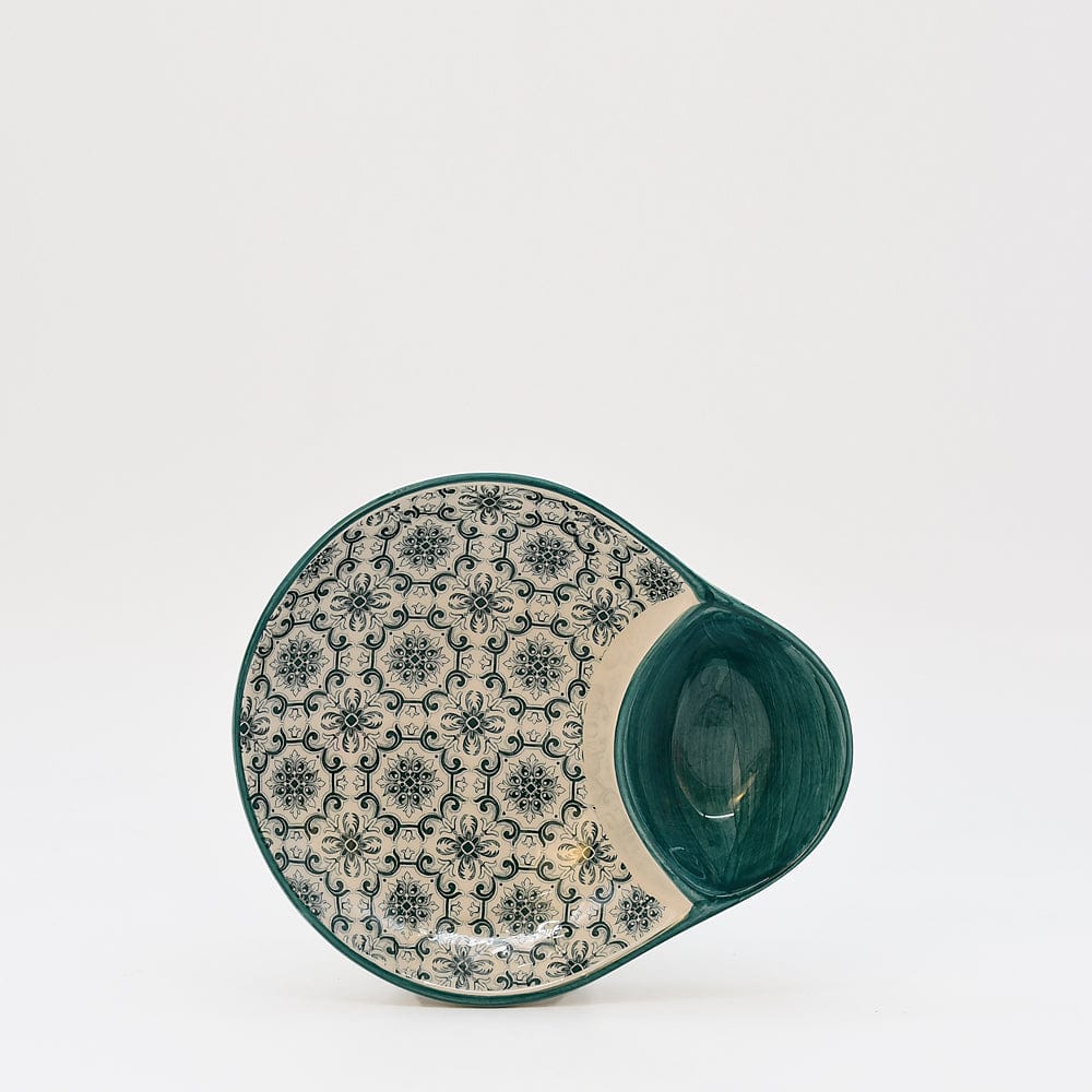Coupe à olives en céramique "Padrão" - Vert