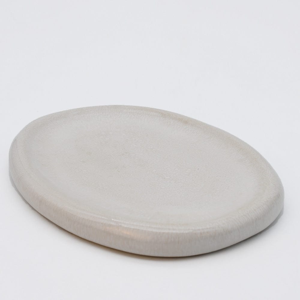 Cristal I Stoneware Serving Plater - White