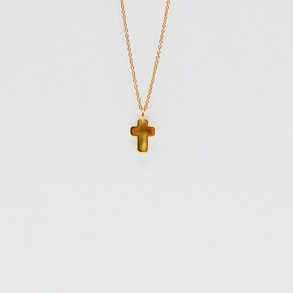 Cruz I Gold-plated Silver Charm 0.1 oz