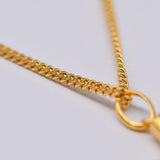 Cruz I Gold-plated Silver Necklace 2.0 oz