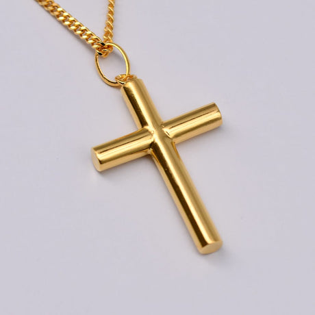 Cruz I Gold-plated Silver Necklace 2.0 oz