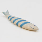 Decorative Smiling Sardine - Turquoise