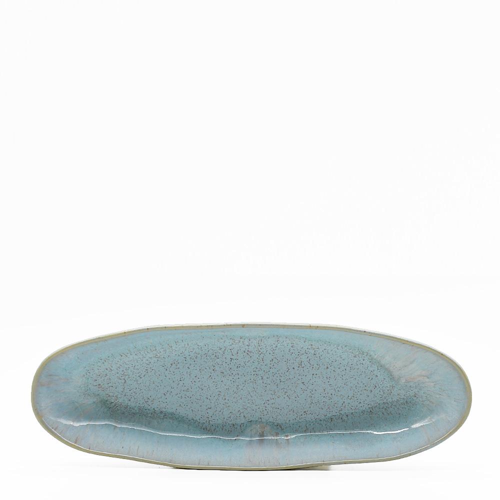 Eivissa I Fine stoneware Dish - Blue - Luisa Paixao | USA
