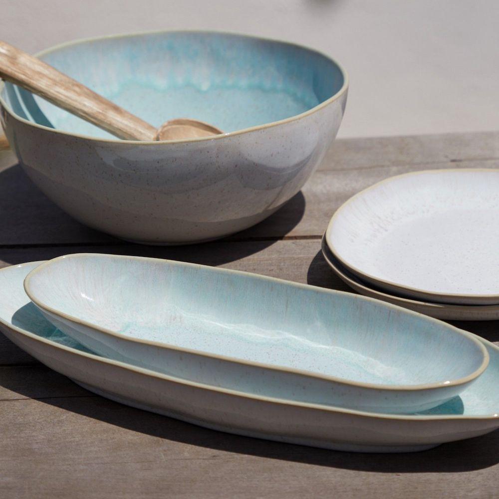 Eivissa I Fine stoneware Dish - Blue - Luisa Paixao | USA