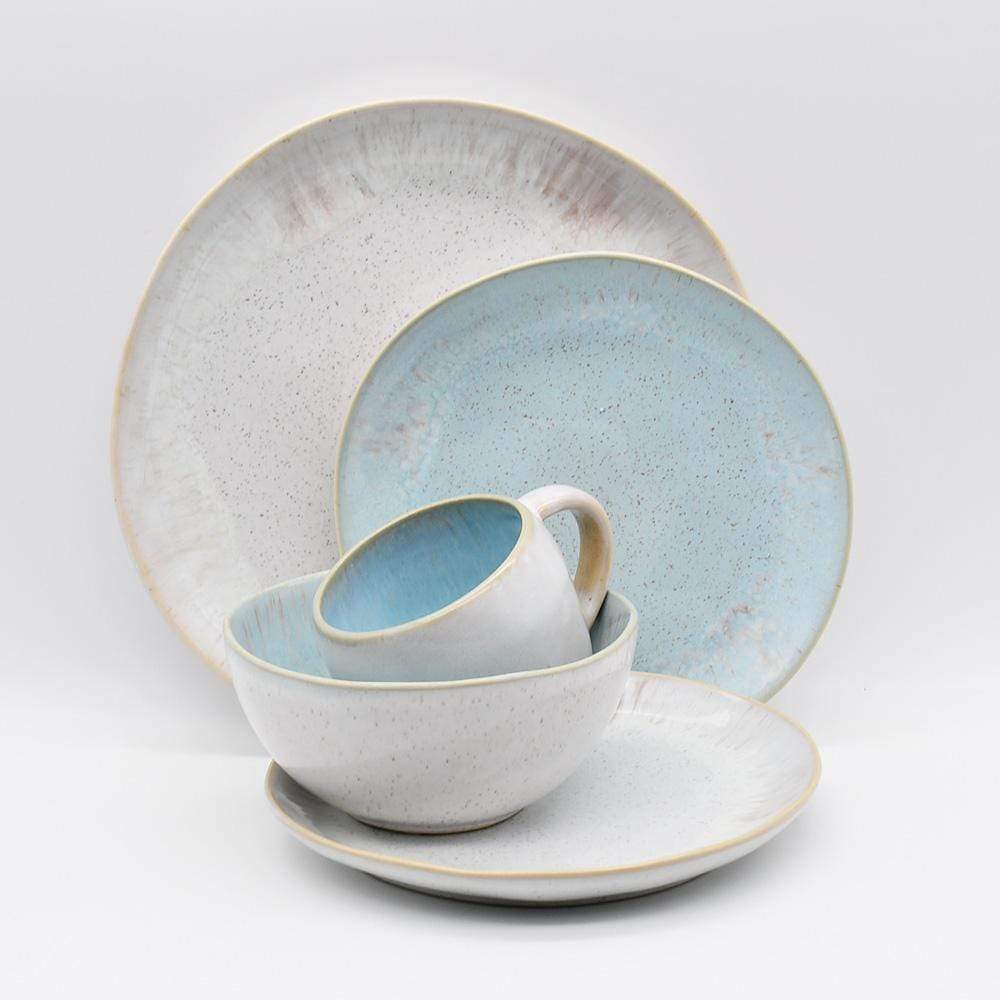 Eivissa I Fine Stoneware Plate 21cm - Blue - Luisa Paixao | USA