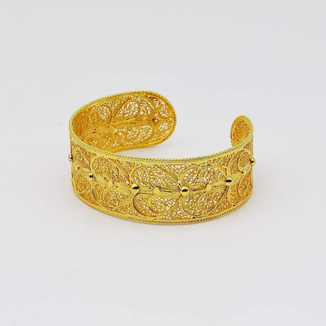 Escrava I Gold plated Silver Filigree Bracelet