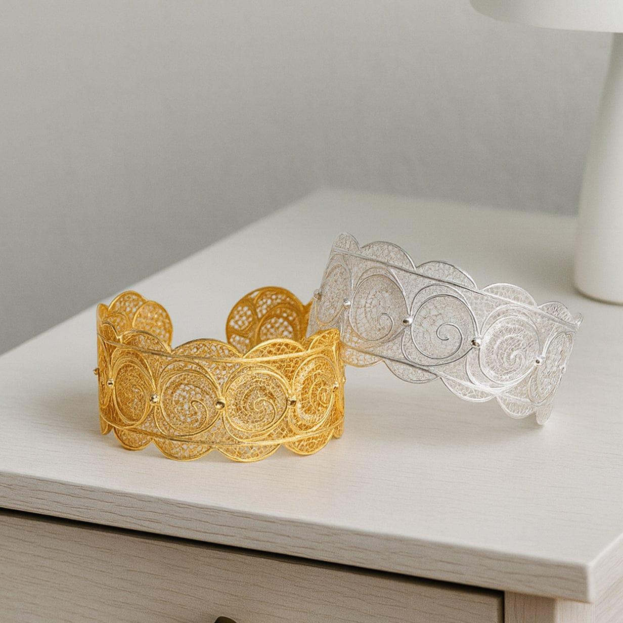 Escrava I Silver Filigree Bracelet – Luisa Paixao Portugal